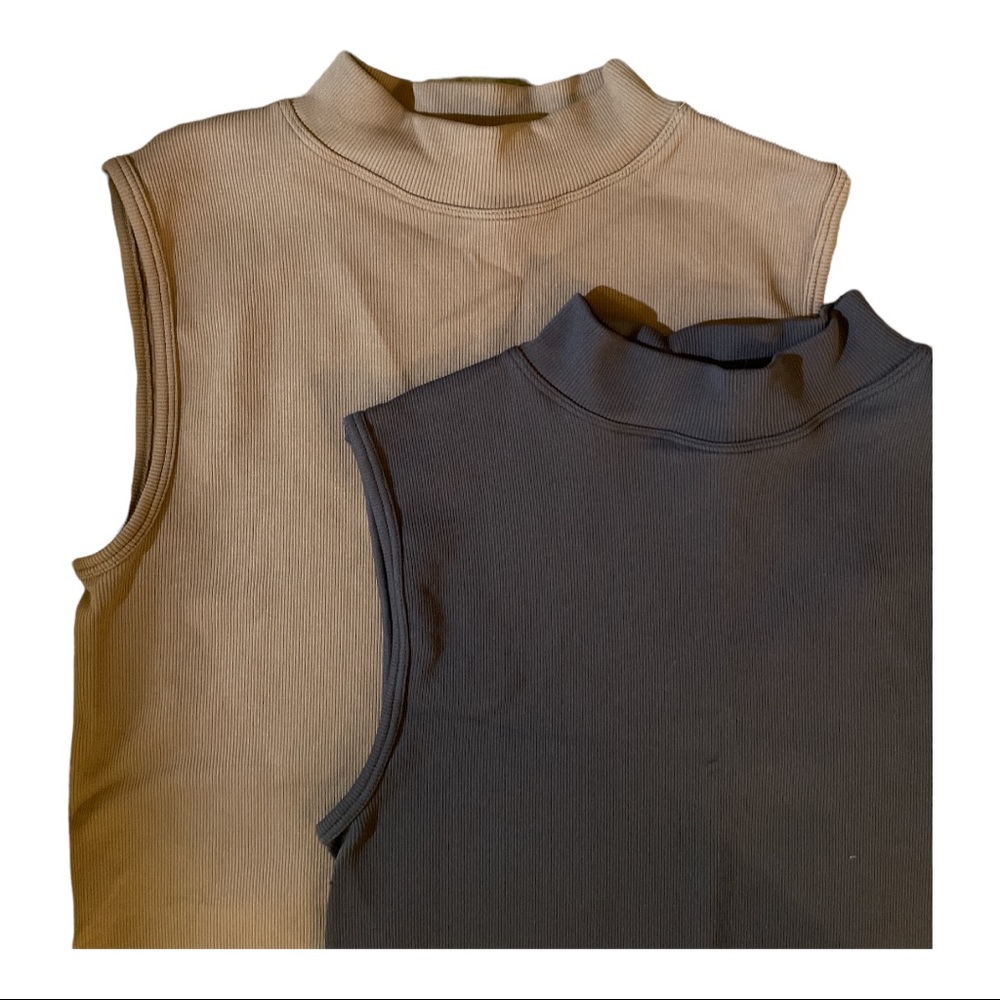 2 Pack Primark Mock Neck Bodysuits
